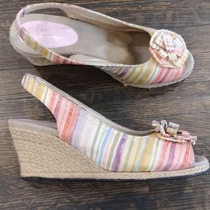 Ros Hommerson leather wedge sandals